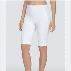 Tail Golf Shorts Womens 6 Stretch Essential White Chalk Knit Active Easy Care